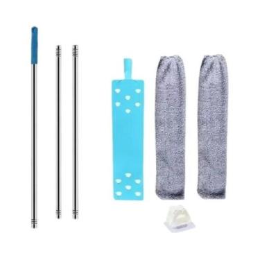 Imagem de Mop Telescópico De Cabo Longo Para Limpeza De Piso E Teto, Escova Port