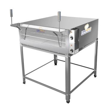 Imagem de Forno de Pizza Industrial Elétrico 45x60 Capa Inox FC2