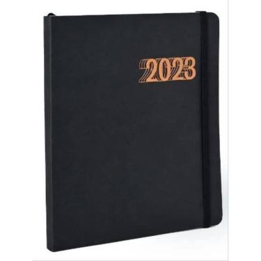 Imagem de 2023 Agenda Tony Preta Teca Semanal Mesa - 19,00 X 25,00