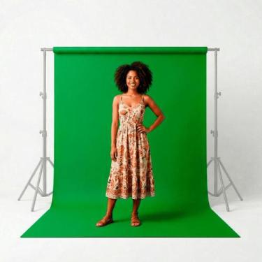 Imagem de Fundo Verde Chroma Key Fotográfico Infinito Tnt 3 Metros - TUDOPRAFOTO