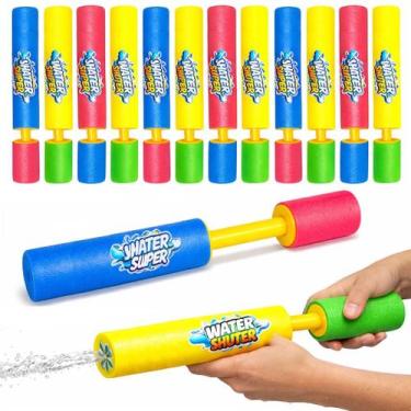 Imagem de Kit 24 Lançador de Agua Tubo Isopor Arminha de Água Revenda Atacado - 