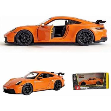 Imagem de Porsche 911 GT3 2021 Laranja Metal 18 CM 1/24 - Bburago 