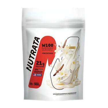 Imagem de W100 Whey Concentrado - 900g Refil Baunilha - Nutrata