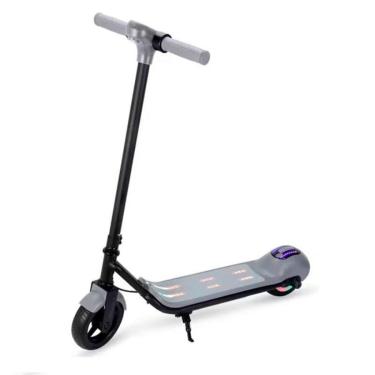 Imagem de Patinete Infantil Elétrico 2 Rodas Luzes Led Bluetooth Integrado Kids Portátil Cor Pret...