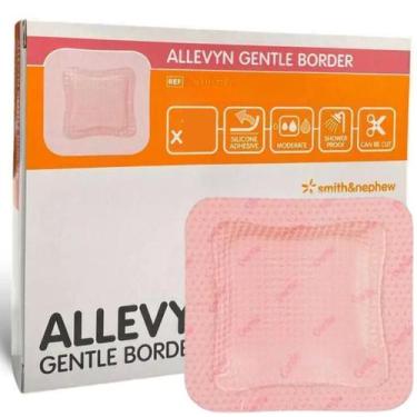 Imagem de Allevyn gentle border 17,5cm x 17,5cm - smith & nephew - 66800273