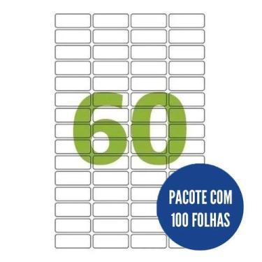Imagem de Etiqueta Nº60 100 folhas Colacril