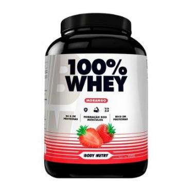 Imagem de Whey Protein 900g Alta Proteina 24g por Dose WPC WPI Uso Diario-Unissex