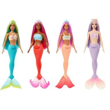 Imagem de Barbie Sereia Mundo da Fantasia Sortida HRR02
