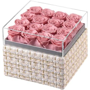 Imagem de Rosas preservadas Eterfield Forever Flowers Rose Box 16 Dusty Pink