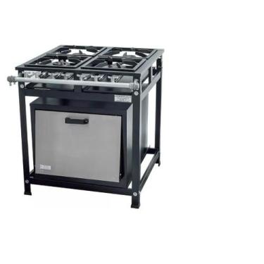Imagem de Fogão Industrial 4 Bocas 30x30 P5 com Forno - Leona