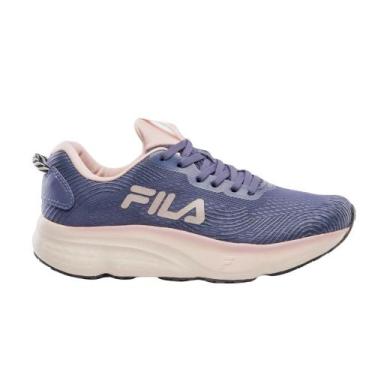 Imagem de Tênis de Corrida Fila Maxximus Feminino F02R00158 -, 40, Azul, Rosa cl