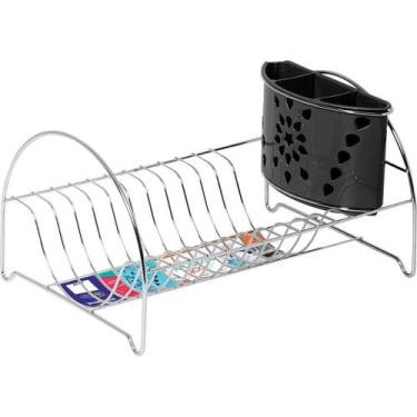 Imagem de Escorredor com Porta Talher Niquelart 395 Preto