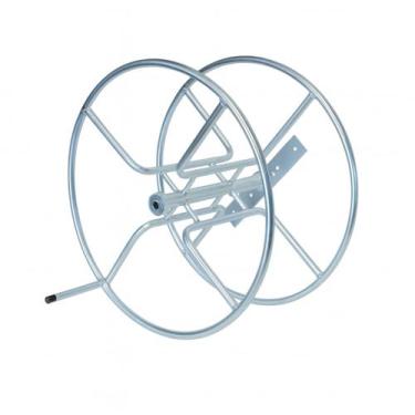 Imagem de Suporte Parede Enrolador Mangueira 100m 1/2 ou 50m 3/4 Tubo Reforçado 