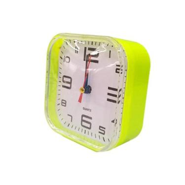 Imagem de Relógio de Mesa 11x10cm Verde N239563-3 - Quanhe