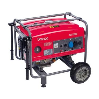 Imagem de Gerador branco b4t-5000 110v / 220v partida manual