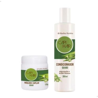 Imagem de Kit Condicionador e Máscara Capilar Quiabo Capi Hair Hidratação e Bril