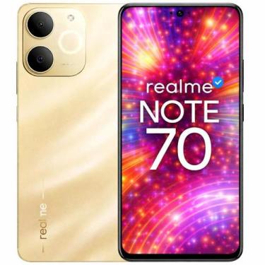 Imagem de Smartphone Celular Realme Note 70, 256GB, 8GB RAM, Android 14, Câmera 