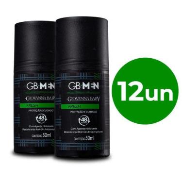 Imagem de Desodorante Roll-on Giovanna Baby GB Men Fresh 50ml 12 unidades, Unica
