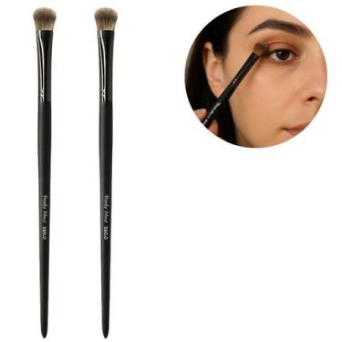 Imagem de 2 Pinceis de Maquiagem P/ Sombras Hello Mini Profissional
