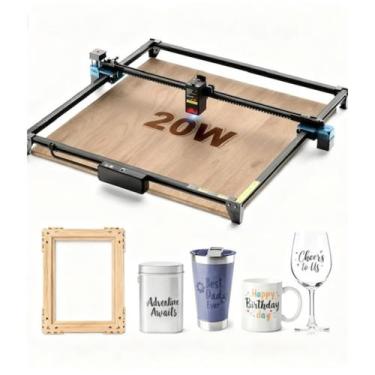 Imagem de Gravadora Corte Laser Tts-20 Max 20w 600 X 600 Mm 127/220v - Twotrees,