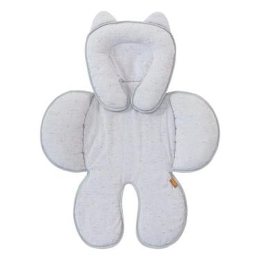 Imagem de Redutor de Bebê Conforto e Carrinho Linho Premium Batistela Baby, Cinz