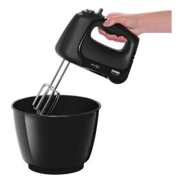 Imagem de Batedeira Arno Mini Chef Portátil 400w Preto, 110V