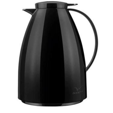Imagem de Garrafa Térmica Café Chá Bule Viena Gatilho 750 Ml Invicta, Preto