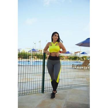 Imagem de Conj. calça esporte - bkmodafitness, Pink, g