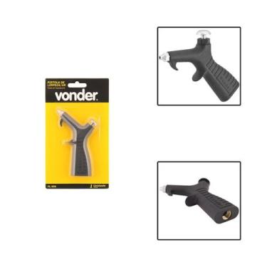 Imagem de Pistola De Ar Para Limpeza Rosca 1/4" Npt PL006 Nylon - Vonder