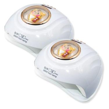 Imagem de KIT 2x Cabines Sun S8 Pro Sioux 57 LEDs 268w Unha Gel Acrigel Secagem 