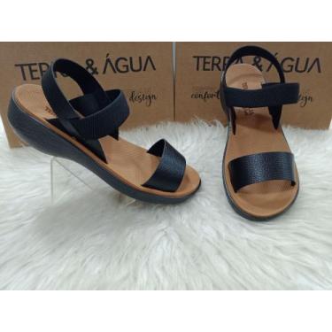 Imagem de Tamanco Feminino Conforto Terra e Agua 479000, Preto, 35