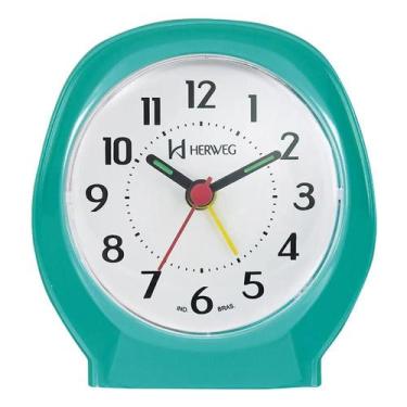 Imagem de Despertador Quartz Herweg Ref: 2634-283 Verde Menta