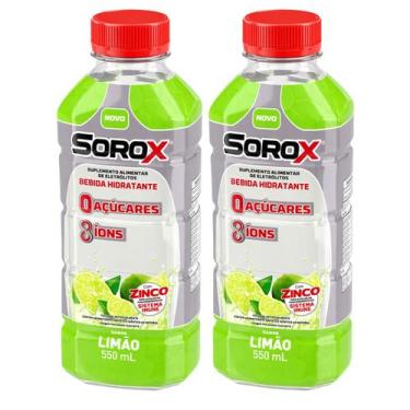 Imagem de Kit 2 Isotônico Sorox Limão 550mL