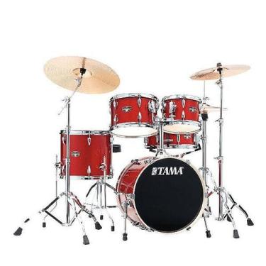 Imagem de Bateria tama ip58h6w-brm burnt red mist 18 bumbo 18