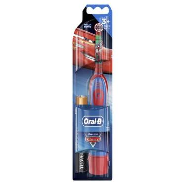Imagem de Escova Elétrica Oral-B Cars Disney Pixar + 2 Pilhas AA