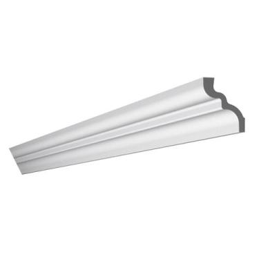 Imagem de Moldura de Teto Rodateto de POLIESTIRENOM7METRO Linear Branco Nmc Piso