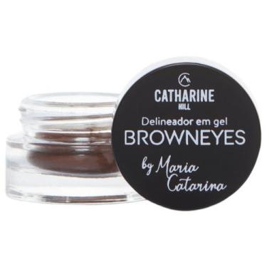 Imagem de Delineador em gel marrom à prova d água BrownEyes by Maria Catarina Ca