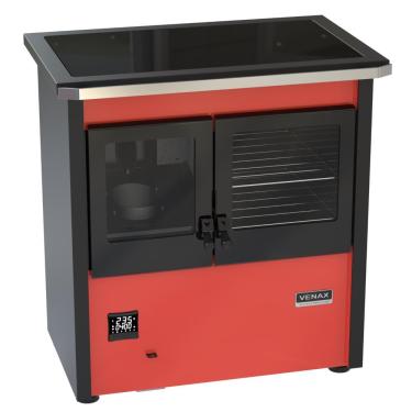 Imagem de Fogao a Pellets Venax n 1 Le Corbusier Vermelho 127V