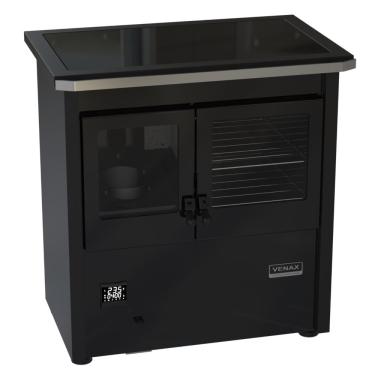 Imagem de Fogao a Pellets Venax n 1 Le Corbusier Preto 220V