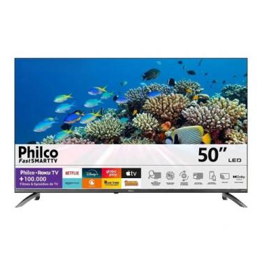 Imagem de Smart tv philco 50 polegadas 4k roku p50crb quad core, Philco, P50CRB,