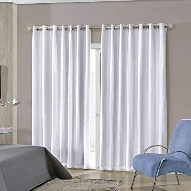 Imagem de Cortina Pratika Lisa 4,20x2,30m Branco - Bella Janela