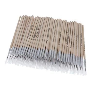 Imagem de 100x Atacado de Madeira Caneta Pintura para Arte - 9x2mm