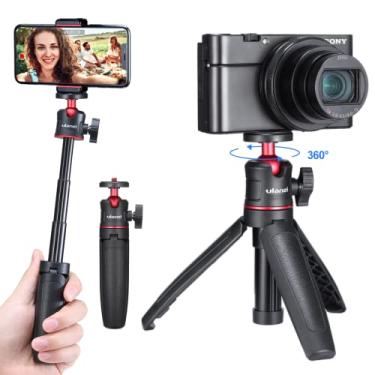 Imagem de ULANZI Tripé de extensão MT-08, mini bastão de selfie, alça para webcam, iPhone 11 Pro Max, Samsung, smartphone, Canon G7X Mark III, Sony ZV-1 RX100 VII A6400 A6600, câmeras de vlogging