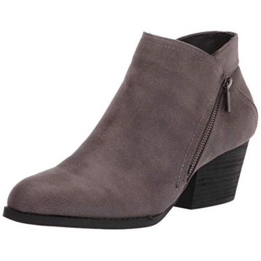 Imagem de Bella Vita Bota de cano curto feminina, Cinza, 9.5 Wide