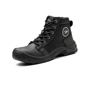 Imagem de Jueshanzj Sapatos de segurança masculinos respiráveis para o verão, anti-esmagamento e anti-piercing, sapatos de trabalho, biqueira de aço leve, sapatos de segurança para locais de