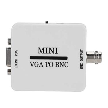 Imagem de Acogedor Adaptador VGA para BNC, conversor mini HD VGA para BNC, resolução 1920 x 1080, conversor de vídeo USB para monitores HDTV, TVs e computadores