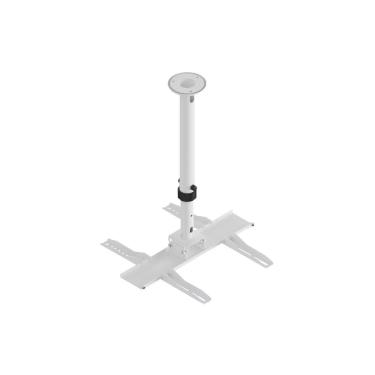 Imagem de Suporte para Tv De Teto LCD LED 4K Curva 32 A 55 Giro 360 Inclinável Dentista Consultório Odontológico