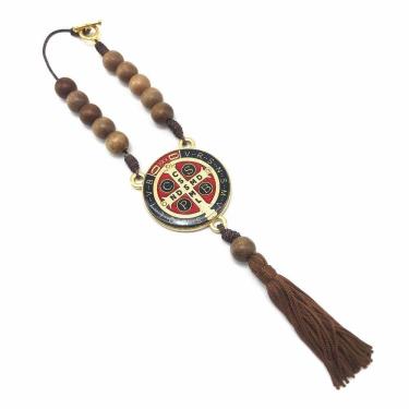 Imagem de Dezena Retrovisor De Carro Medalha De São Bento