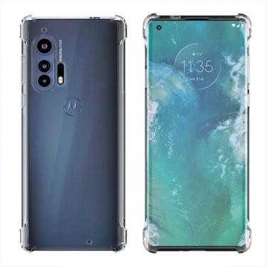 Imagem de Capinha Silicone Transparente Antichoque Moto EDGE Plus