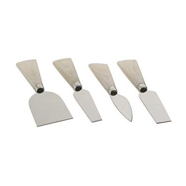 Imagem de Jogo Susa com 4 Facas para Queijo Riva Inox